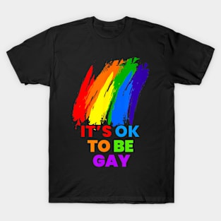 Be Gay Equality LGBTQ Pride Gay Lesbian T-Shirt